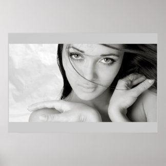 Póster linda menina