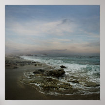 Linda paisagem com mar e céu dramático