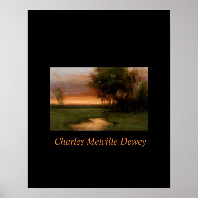 Poster Linda pintura do artista tonalista americano (Frente)