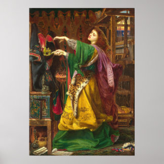 Poster Linda pintura feminina