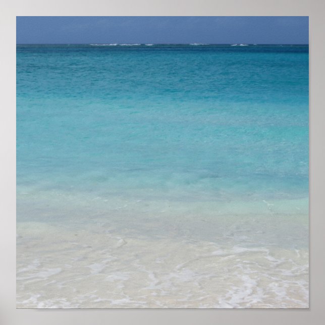 Poster Linda Praia | Foto Turks e Caicos (Frente)