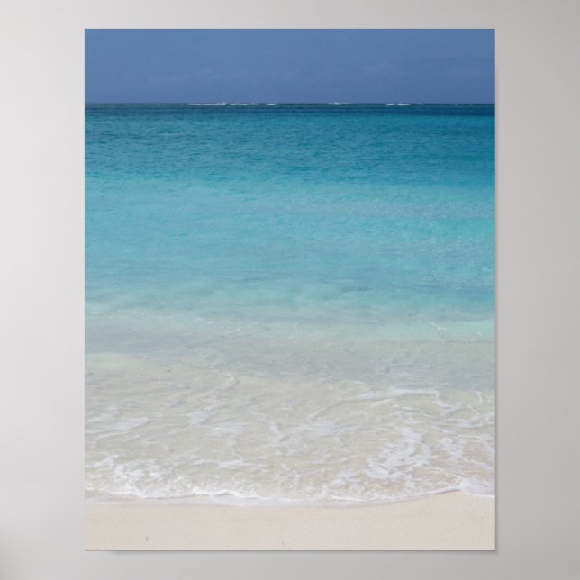 Póster Linda Praia | Foto Turks e Caicos (Frente)