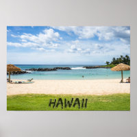 Linda praia havaiana | Sun Sand & Green Paradise