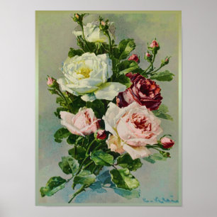 Poster Linda Rose Bouquet de Catherine Klein