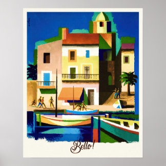 Poster Linda Vintage - Viagem italiano