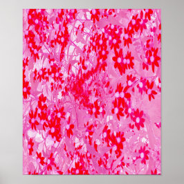 Poster Lindas Flores Vermelhas