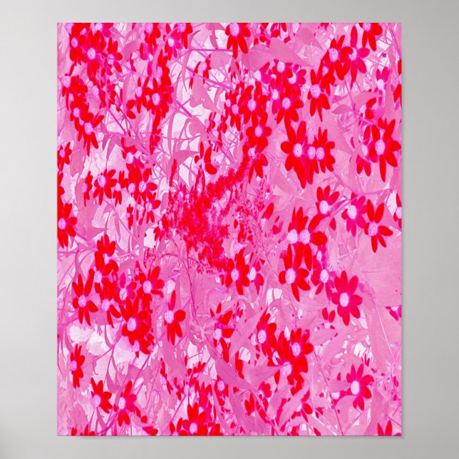 Poster Lindas Flores Vermelhas (Frente)