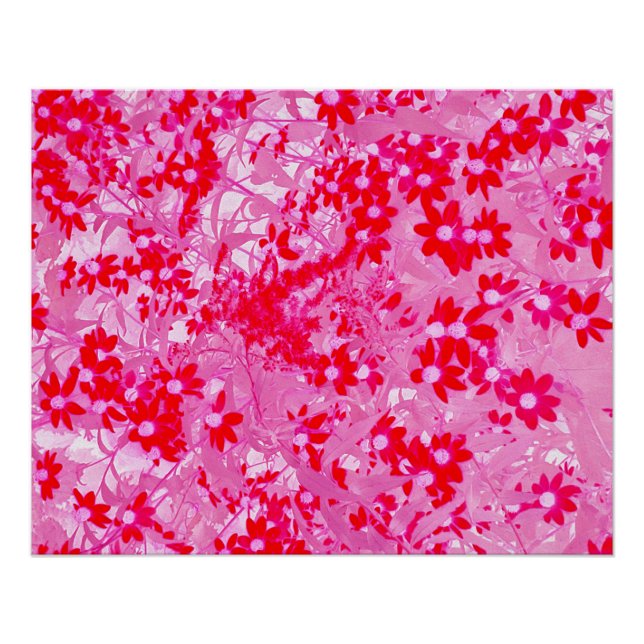 Póster Lindas Flores Vermelhas (Frente)