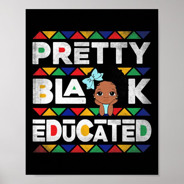 Poster Lindas Garotas Africanas Afro Negras E Educadas Sã (Frente)