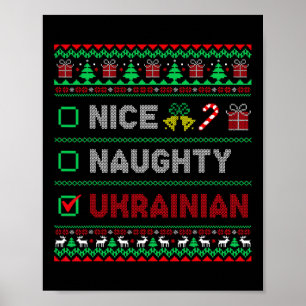 Poster Lindas Malvadas Ucranianas Natal Feio Engraçado Mu