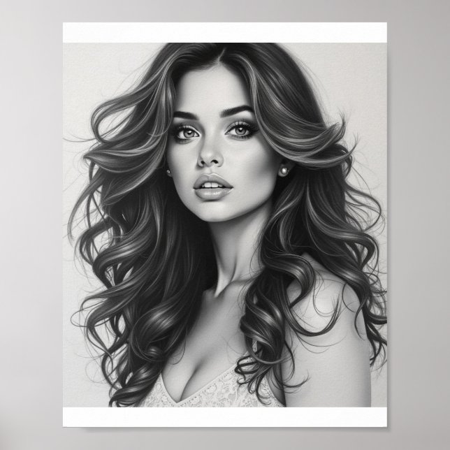 Poster Lindas mulheres americanas (Frente)