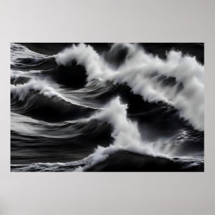 Poster Lindas ondas do mar