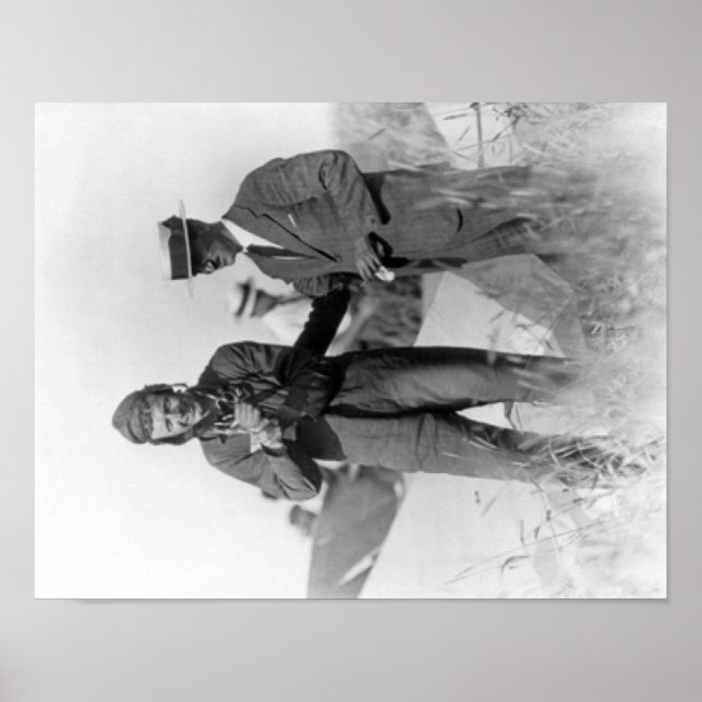 Póster Lindbergh e Wright com o Plano Destruído (Frente)