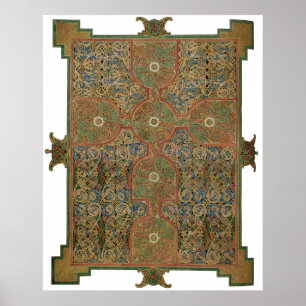 Póster Lindisfarne Cruz Celta