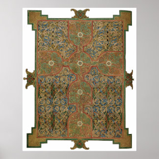 Póster Lindisfarne Cruz Celta