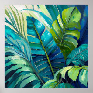 Poster Lindo, Botânico, Tríptico Monstera