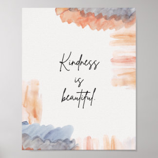 Poster Lindo Cartaz Arte de Parede Inspiradora Aquarela