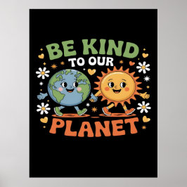 Poster Lindo cartaz no Dia da Terra 2026