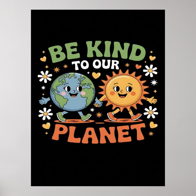 Poster Lindo cartaz no Dia da Terra 2026 (Frente)