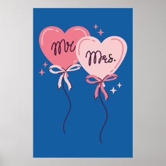 Poster Lindo Cartaz para Novos Casais