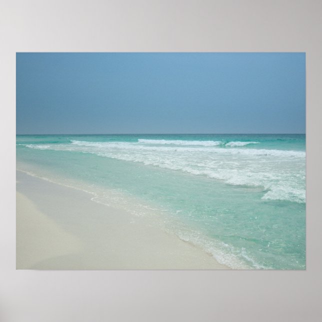 Poster Lindo Dia de Verão na Praia (Frente)