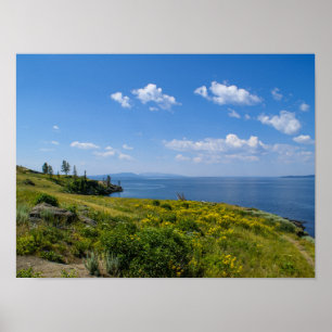 Póster Lindo Lago Yellowstone