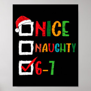 Poster Lindo Malicioso 6 7 Meme 67 Natal Seis Sete Menino