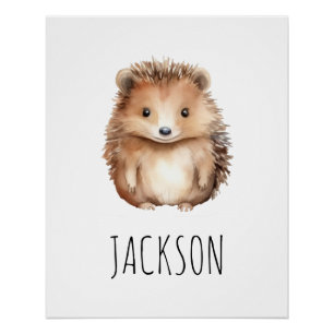 Póster Lindo ouriço! Personalização neutra em relação ao 