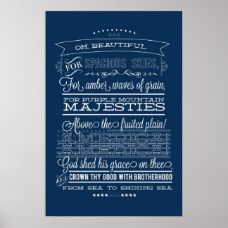 Poster lindo, para céus espaçosos