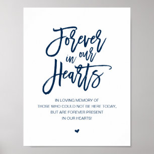 Poster Lindo Para Sempre Em Nossos Corações, Memorial da 
