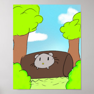 Poster Lindo pôster de rato