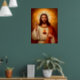 Poster Lindo religioso, Sagrado Coração de Jesus (Living Room 1)