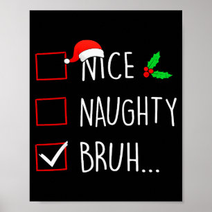 Poster Lindo Safado Irmão Natal Família Correspondente