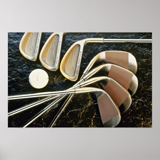 Póster Lindos tacos de golfe (Frente)