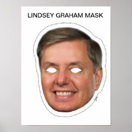 Póster Lindsey Graham Mask