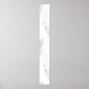 Poster Line art, Seashell, Harp