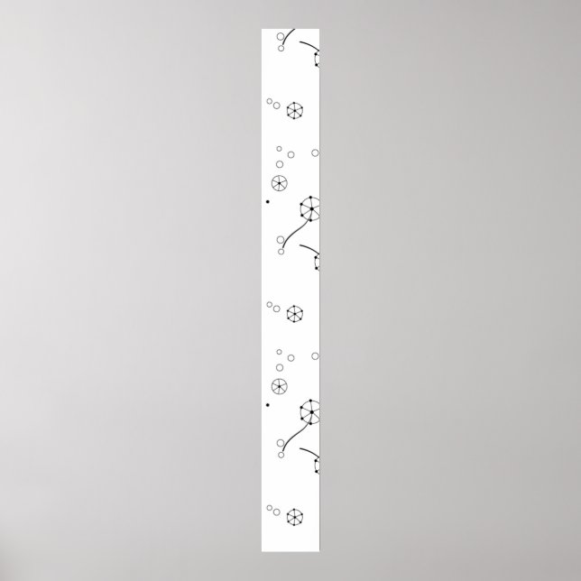 Poster Line Art, Star Dust Pedestal Sinal (Frente)