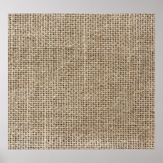 Poster Linen Bruto: Tecido natural texturizado. (Frente)
