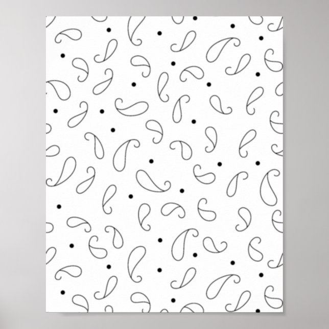 Poster Língua, Cinza Escura (Frente)