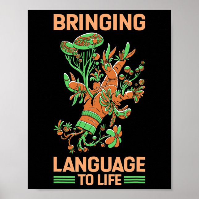 Poster Língua de Sinais Americana (Frente)