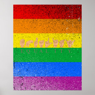 POSTER LÍNGUA DE SINAIS PARA IGUALDADE