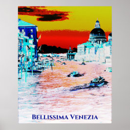 Poster *~* Língua italiana Bellissima Veneza