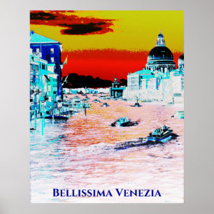 Poster *~* Língua italiana Bellissima Venezia