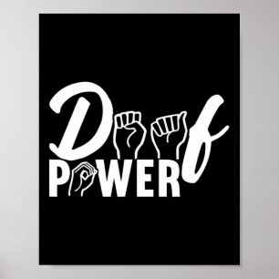 Poster linguagem de sinais de consciência Linguagem de si