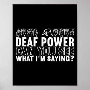 Poster linguagem de sinais de consciência Linguagem de si