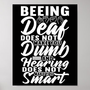 Poster linguagem de sinais de consciência Linguagem de si