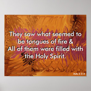 Poster Línguas do Fogo - Sombra Vertida