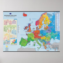 "Línguas europeias": Carte des langues d'Europe
