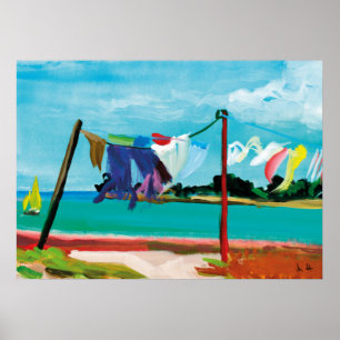 Poster lingue dans la brise