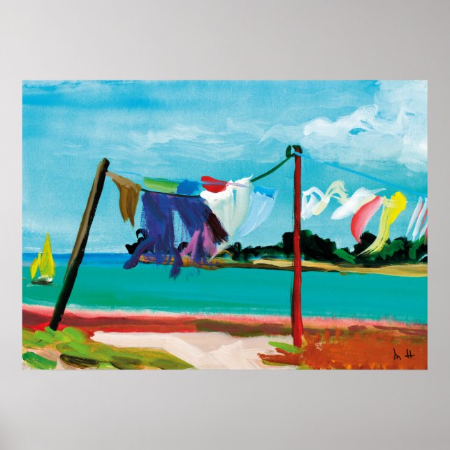 Poster lingue dans la brise (Frente)